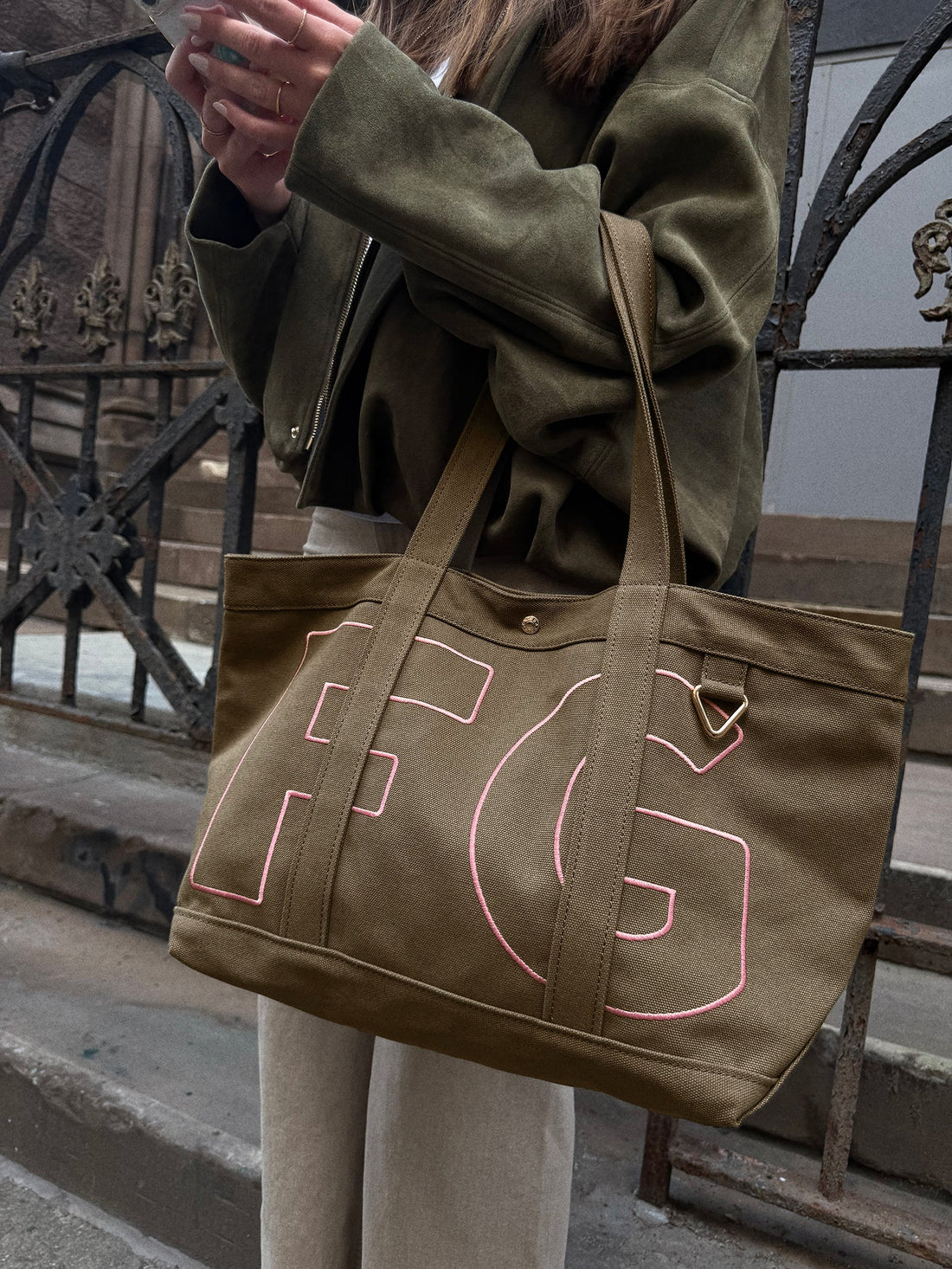 Custom Alpha Tote - Mushroom Taupe